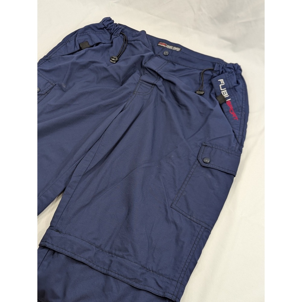 Fubu Sport Convertible shorts combo XL blue lightweight nylon outdoor Paratroop